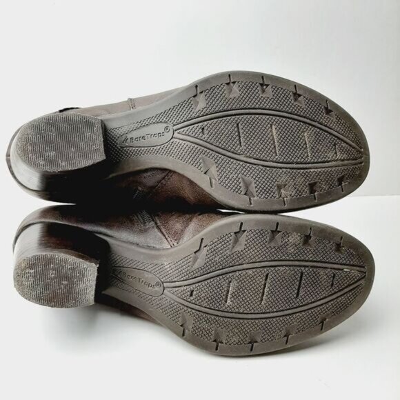 BARE TRAPS Rainly Slouchy Low Heel Ankle Booties Brown Sz 6.5 M - Picture 13 of 14